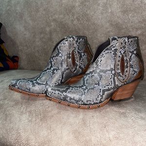 Ariat Snakeskin Booties